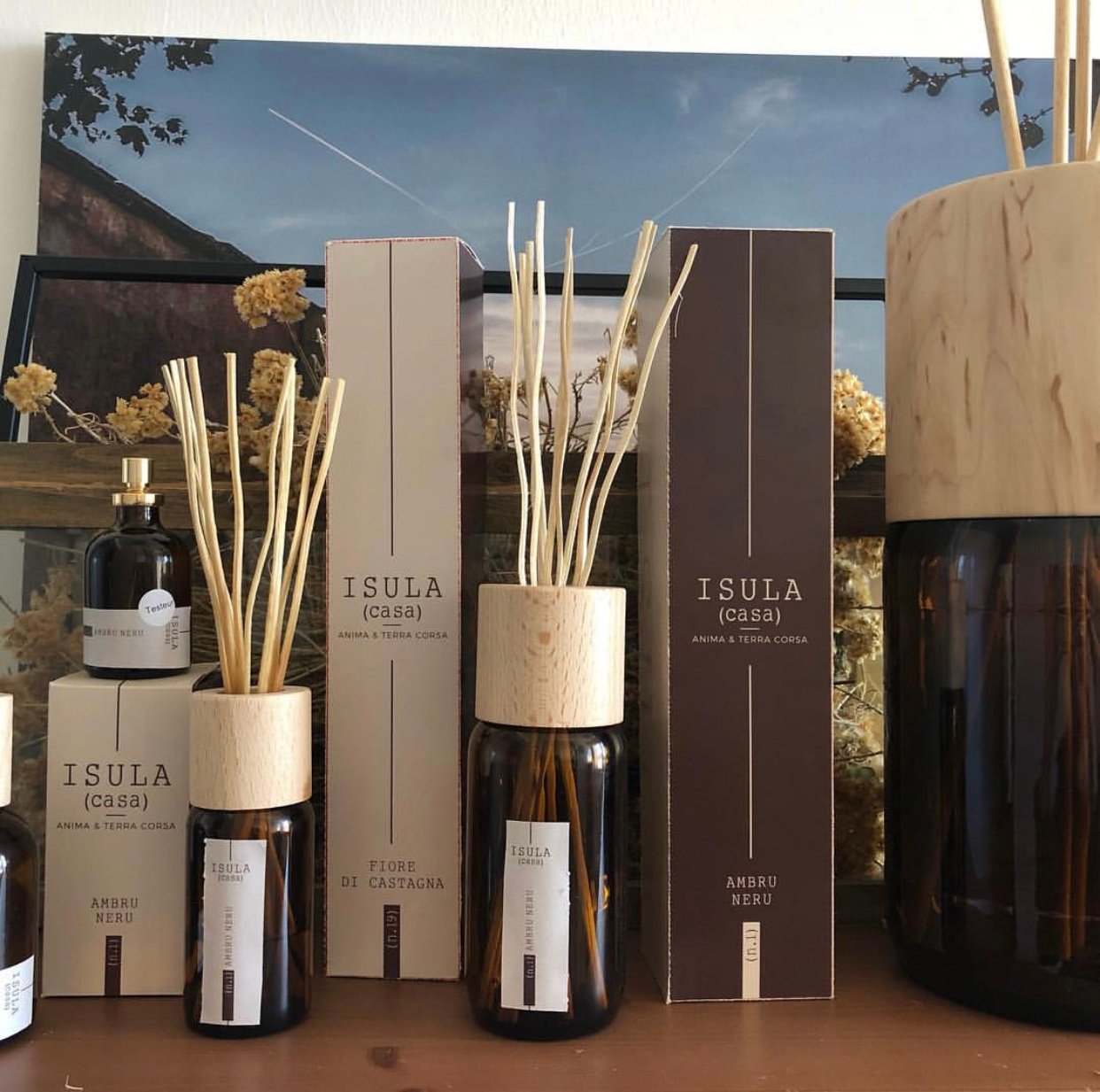 Bouquet parfumé 1L Isula - Ambru Neru - Ambre