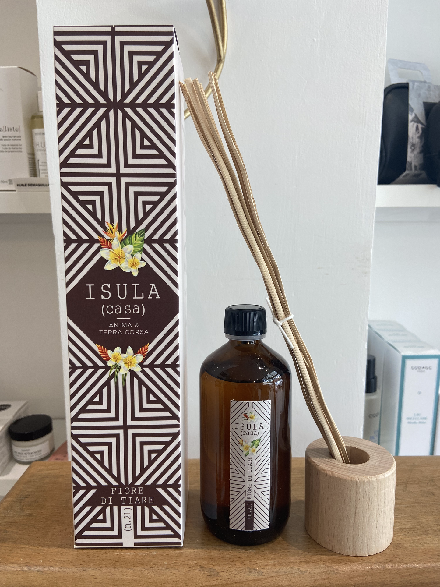 Bouquet parfumé Fleur de Tiaré Monoï 250ml - ISULA